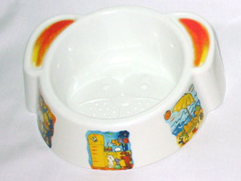 Dog Shape Pet Bowls