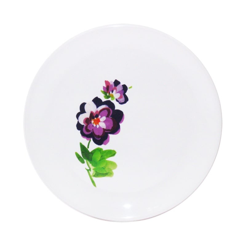 2023 Flower Design Melamine Plate, Dinner Ware