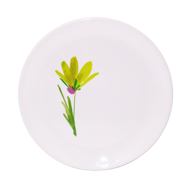 2022 Flower Design Melamine Plate, Dinner Ware