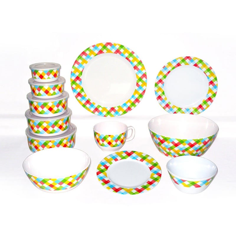 1241 Checkers Melamine Tableware