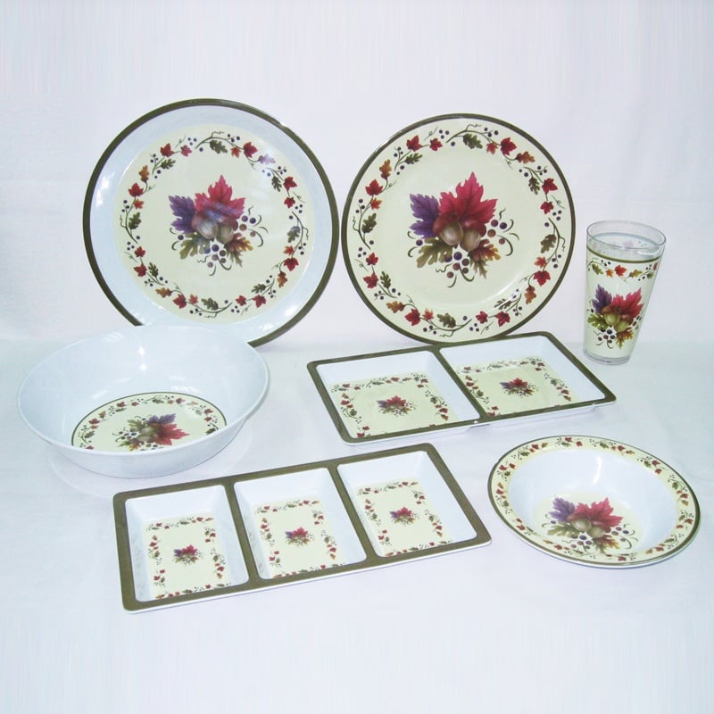 0609 Acorn Melamine Tableware